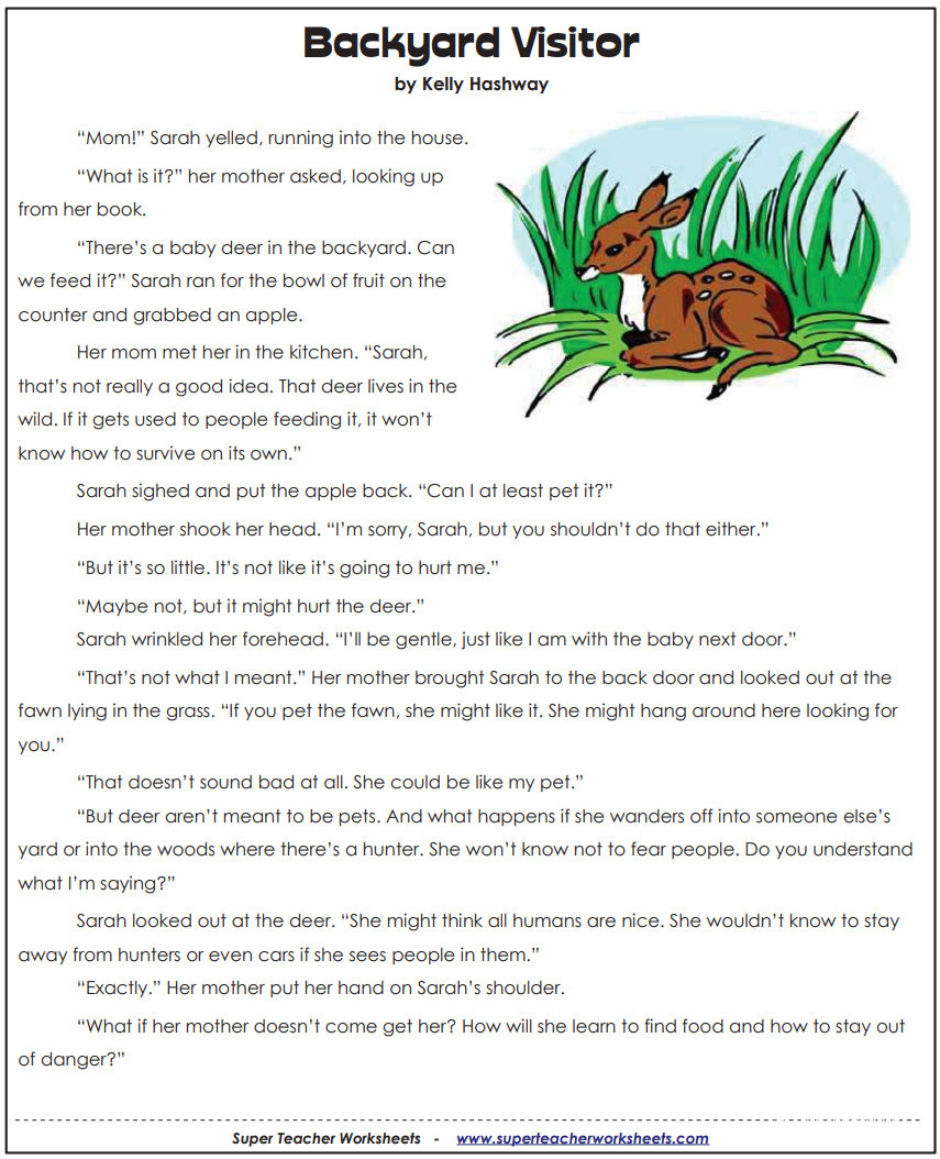 原版阅读理解《Super Teacher Worksheets》，每个孩子必刷的英语阅读理解