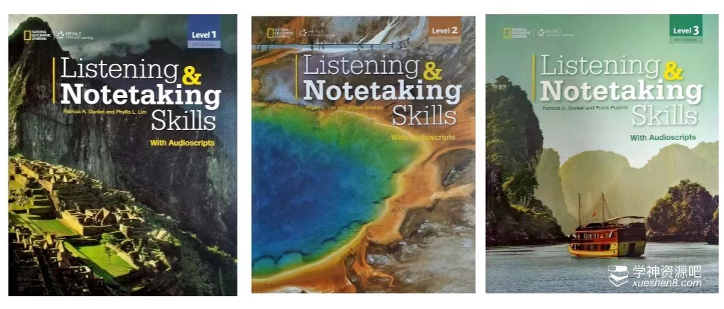 国家地理出品 听力教材 Listening & Notetaking Skills（1-3级 PDF+视频+音频）
