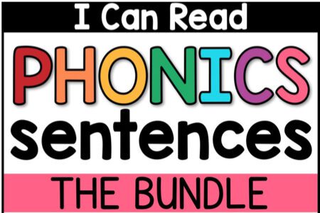 自然拼读朗读练习册《I can read phonics sentences》全4册PDF
