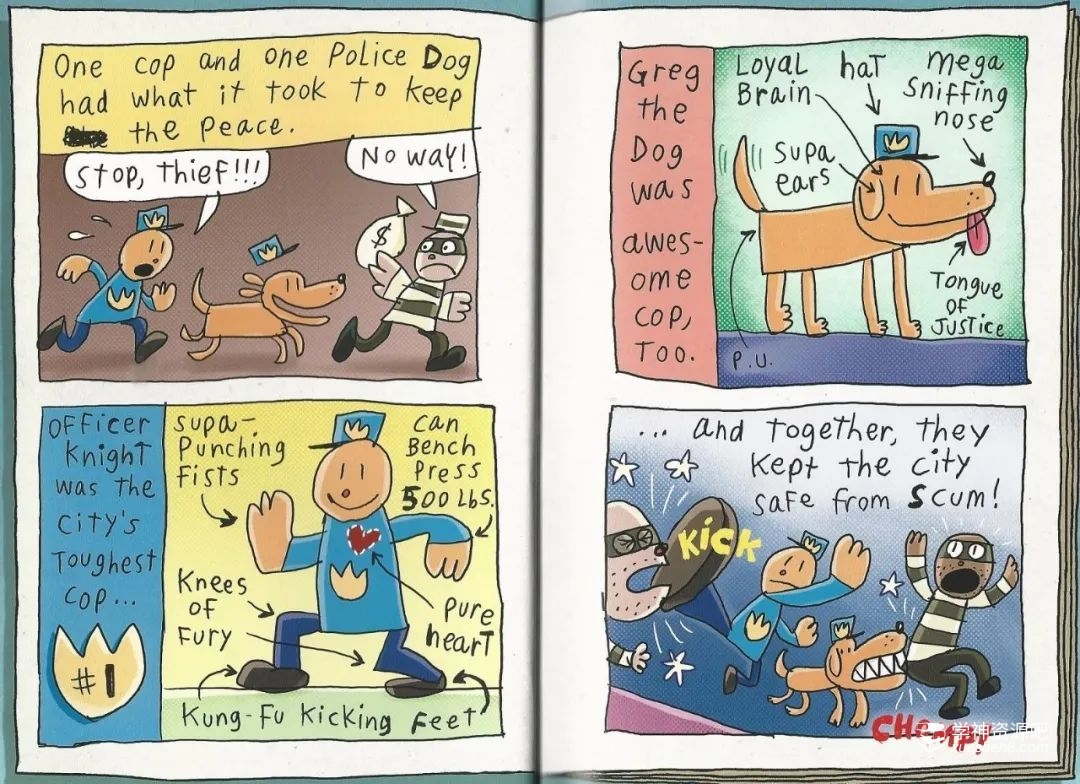 全球娃都爱的《神探狗 Dog Man》幽默原版英文漫画桥梁书，最全学习资源 (PDF 音频)