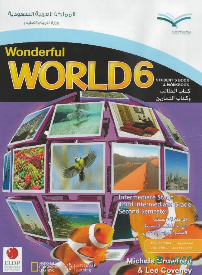 新版国家地理《Wonderful World》1-4册全册（学生书PDF+练习册）