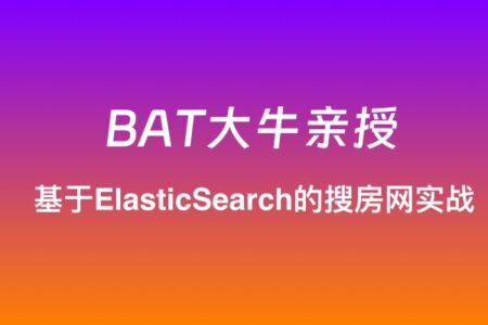 BAT大牛亲授 基于ElasticSearch的搜房网实战 视频教程